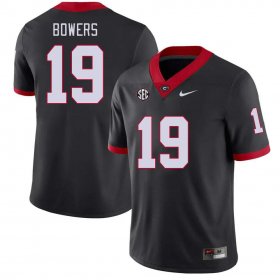 #19 Brock Bowers Georgia Bulldogs College Football Men Black Jersey 524399-811