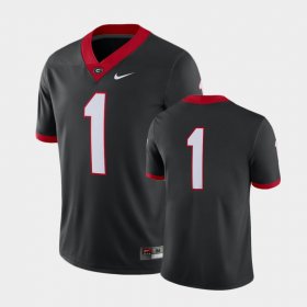 #1 Game Georgia Alternate Mens Black Jersey 201637-599