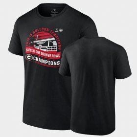 College Football University of Georgia 2021 Orange Bowl Champions Hometown Mens Black T-Shirt 913858-522 College Football University of Georgia 2021 Orange Bowl Champions Hometown Mens Black T-Shirt 913858-522