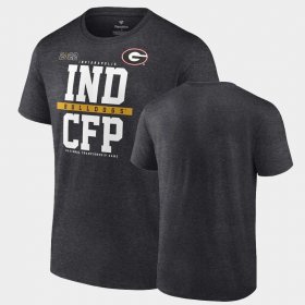 College Football Georgia Bulldogs 2022 National Championship Playoff Men Charcoal T-Shirt 792531-781 College Football Georgia Bulldogs 2022 National Championship Playoff Men Charcoal T-Shirt 792531-781