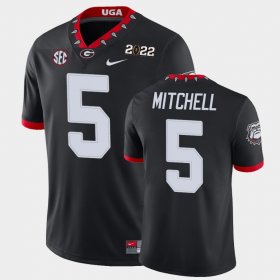 #5 Adonai Mitchell 2021 National Champions University of Georgia Game Mens Black Jersey 693283-196