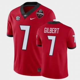 #7 Arik Gilbert 2022 National Champions Georgia Bulldogs Men's Red Jersey 765364-525