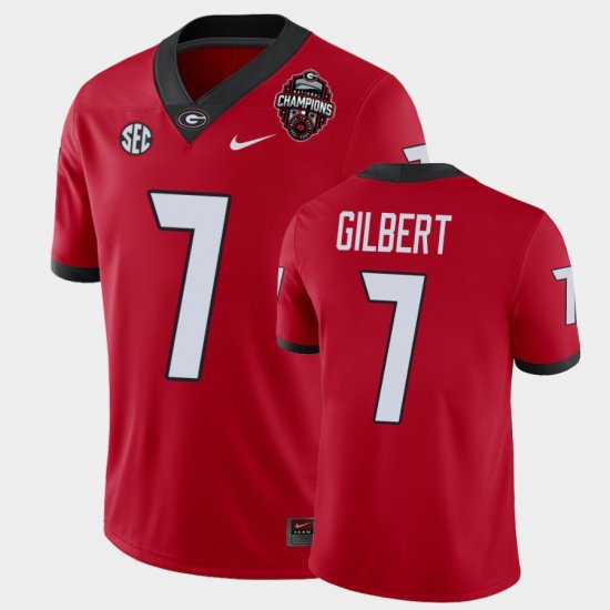 #7 Arik Gilbert 2022 National Champions Georgia Bulldogs Men\'s Red Jersey 765364-525