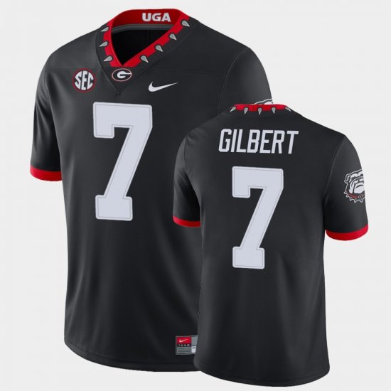 #7 Arik Gilbert Game University of Georgia Men\'s Black Jersey 682582-538