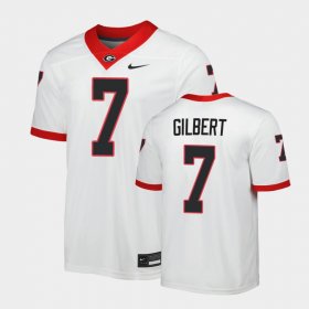 #7 Arik Gilbert Game UGA Mens White Jersey 304060-407