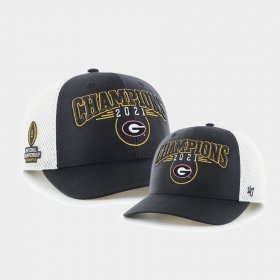 2021 National Champions University of Georgia 2021 CFP National Champions Import Trucker Adjustable Unisex Black Hat 510455-830