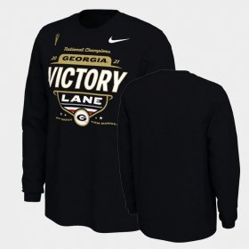College Football University of Georgia 2021 CFP National Champions Locker Room Longsleeve Men Black T-Shirt 389143-216 College Football University of Georgia 2021 CFP National Champions Locker Room Longsleeve Men Black T-Shirt 389143-216