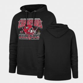 2022 National Champions UGA Helmet Men's Black Hoodie 116654-163 2022 National Champions UGA Helmet Men's Black Hoodie 116654-163