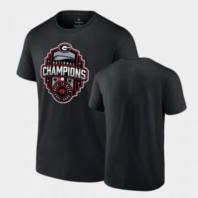 2022 National Champions University of Georgia Men's Black T-Shirt 527308-472