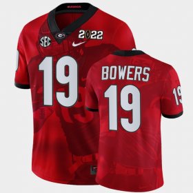 #19 Brock Bowers College Football University of Georgia 2022 National Championship Decisive Highlights Mens Red Jersey 381649-948 #19 Brock Bowers College Football University of Georgia 2022 National Championship Decisive Highlights Mens Red Jersey 381649-948