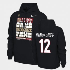 #12 Brock Vandagriff 2022 National Champions University of Georgia Men's Black Hoodie 396148-803 #12 Brock Vandagriff 2022 National Champions University of Georgia Men's Black Hoodie 396148-803