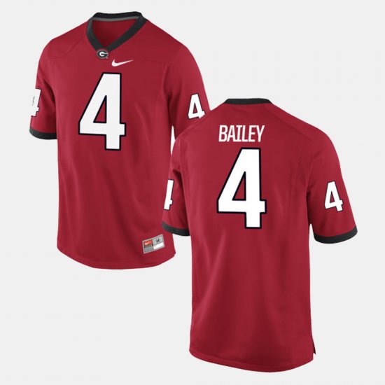 #4 Champ Bailey Alumni Football Game UGA Bulldogs Men\'s Red Jersey 212550-153