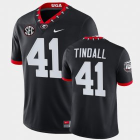 #41 Channing Tindall Georgia Mascot 100th Anniversary College Game Men's Black Jersey 162100-829