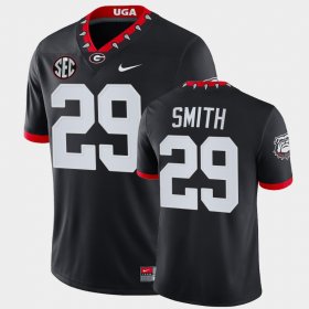 #29 Christopher Smith UGA Bulldogs Mascot 100th Anniversary College Game Men's Black Jersey 347506-378