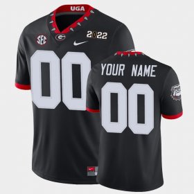 #00 Custom 2021 National Champions UGA Game Men's Black Jersey 684983-915 #00 Custom 2021 National Champions UGA Game Men's Black Jersey 684983-915