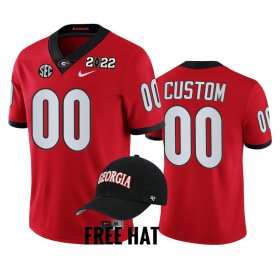 #00 Custom College Football UGA Bulldogs 2021 Orange Bowl Champions CFP Mens Red Jersey 989462-319 #00 Custom College Football UGA Bulldogs 2021 Orange Bowl Champions CFP Mens Red Jersey 989462-319