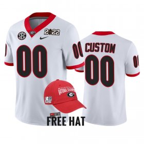#00 Custom College Football UGA Bulldogs 2021 Orange Bowl Champions CFP Mens White Jersey 247771-195 #00 Custom College Football UGA Bulldogs 2021 Orange Bowl Champions CFP Mens White Jersey 247771-195