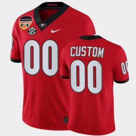 #00 Custom 2021 Orange Bowl UGA College Football Playoff Mens Red Jersey 362678-252 #00 Custom 2021 Orange Bowl UGA College Football Playoff Mens Red Jersey 362678-252