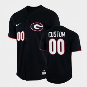 #00 Custom College Baseball Georgia Bulldogs 2022 Full-Button Men's Black Jersey 887381-422 #00 Custom College Baseball Georgia Bulldogs 2022 Full-Button Men's Black Jersey 887381-422