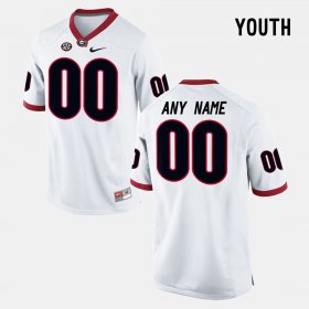 #00 Custom College Limited Football University of Georgia Youth White Jersey 833348-770 #00 Custom College Limited Football University of Georgia Youth White Jersey 833348-770