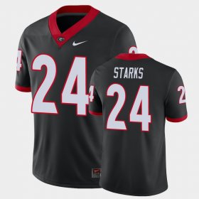 #24 Malaki Starks Game Georgia Bulldogs Alternate Men's Black Jersey 238805-520