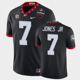 #7 Marvin Jones Jr. 2022 National Champions UGA Bulldogs Men's Black Jersey 572055-782