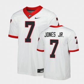 #7 Marvin Jones Jr. Game Georgia Men White Jersey 419886-513