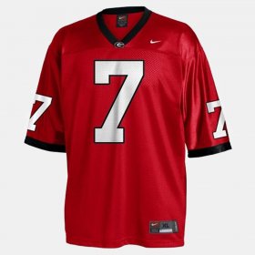 #7 Matthew Stafford College Football University of Georgia Youth Red Jersey 580718-701