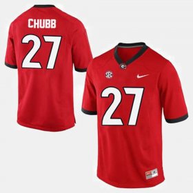 #27 Nick Chubb College Football UGA Men's Red Jersey 766803-746