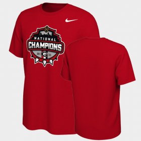 College Football Georgia Bulldogs 2021 CFP National Champions Celebration Official Logo Men Red T-Shirt 560899-956 College Football Georgia Bulldogs 2021 CFP National Champions Celebration Official Logo Men Red T-Shirt 560899-956
