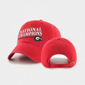 2022 National Champions University of Georgia Slant Unisex Red Hat 448096-844