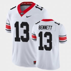 #13 Stetson Bennett UGA Bulldogs Alternate Game Men's White Jersey 410737-230 #13 Stetson Bennett UGA Bulldogs Alternate Game Men's White Jersey 410737-230