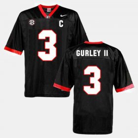 #3 Todd Gurley II College Football Georgia Bulldogs Men Black Jersey 604908-493 #3 Todd Gurley II College Football Georgia Bulldogs Men Black Jersey 604908-493