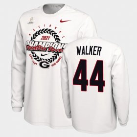 #44 Travon Walker 2021 National Champions UGA Expression Men's White T-Shirt 799182-458 #44 Travon Walker 2021 National Champions UGA Expression Men's White T-Shirt 799182-458