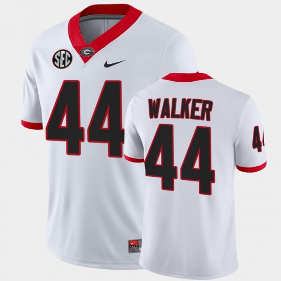 #44 Travon Walker College Football Georgia Men\'s White Jersey 206881-694