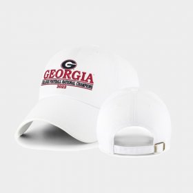 2022 National Champions Georgia Goal Line Unisex White Hat 594345-960