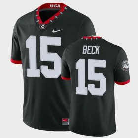 #15 Carson Beck 100th Anniversary University of Georgia College Football Men Black Jersey 288868-612