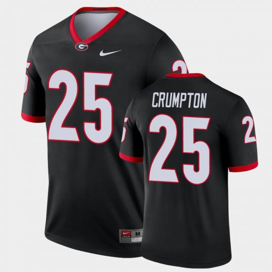 #25 Ahkil Crumpton Legend UGA Alternate Men Black Jersey 731157-677