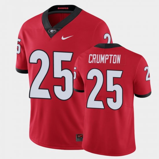 #25 Ahkil Crumpton Limited UGA Mens Red Jersey 701966-540