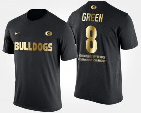 #8 A.J. Green Gold Limited University of Georgia Short Sleeve With Message Men Black T-Shirt 873382-517 #8 A.J. Green Gold Limited University of Georgia Short Sleeve With Message Men Black T-Shirt 873382-517