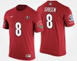 #8 A.J. Green Bowl Game UGA Southeastern Conference Rose Bowl Mens Red T-Shirt 770638-166