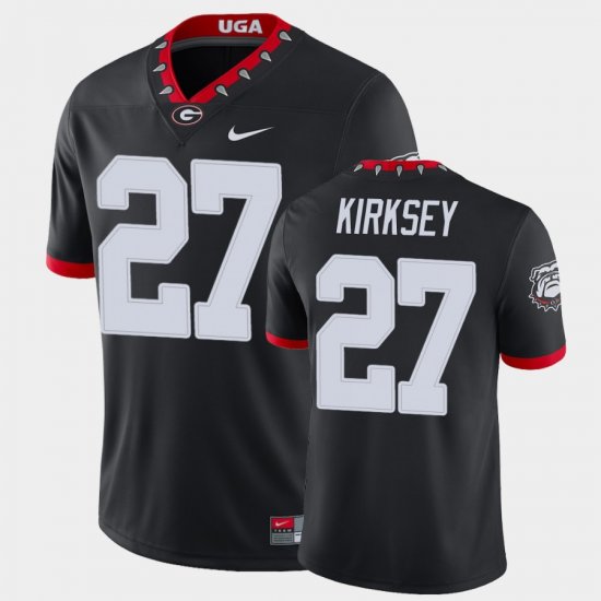 #27 Austin Kirksey College Football UGA Alternate Game Mens Black Jersey 742800-265