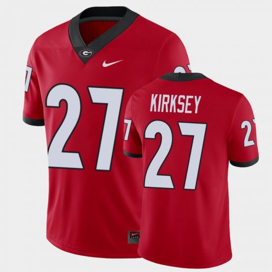 #27 Austin Kirksey College Football Georgia Alumni Player Men\'s Red Jersey 313873-462