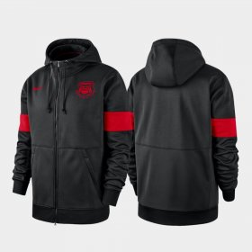 2019 Sideline Therma-FIT Georgia Bulldogs Performance Full-Zip Mens Black Hoodie 795756-922 2019 Sideline Therma-FIT Georgia Bulldogs Performance Full-Zip Mens Black Hoodie 795756-922