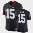 #15 Carson Beck College Football UGA Alternate Game Men Black Jersey 527956-932