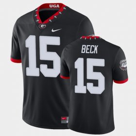 #15 Carson Beck College Football UGA Alternate Game Men Black Jersey 527956-932