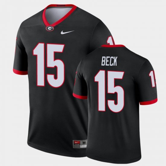 #15 Carson Beck Legend Georgia Bulldogs Alternate Mens Black Jersey 814475-699