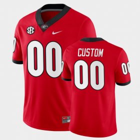 #00 Custom College Football University of Georgia Home Game Men Red Jersey 567834-518 #00 Custom College Football University of Georgia Home Game Men Red Jersey 567834-518