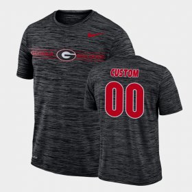 #00 Custom GFX Velocity UGA Bulldogs Sideline Legend Performance Men's Black T-Shirt 913426-374 #00 Custom GFX Velocity UGA Bulldogs Sideline Legend Performance Men's Black T-Shirt 913426-374