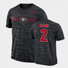 #2 D'Wan Mathis GFX Velocity Georgia Bulldogs Sideline Legend Performance Men Black T-Shirt 383565-402 #2 D'Wan Mathis GFX Velocity Georgia Bulldogs Sideline Legend Performance Men Black T-Shirt 383565-402
